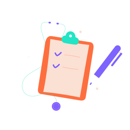 Medical Clipboard Illustration