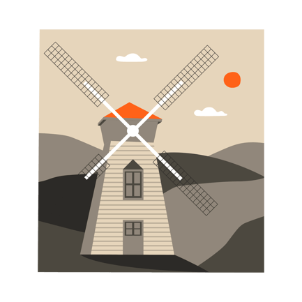 Traditional Windmill