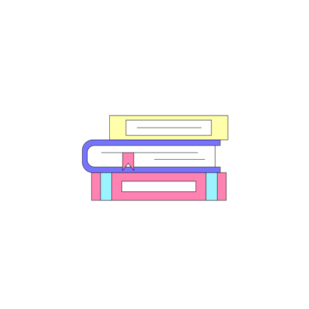 Stack of Books Illustration