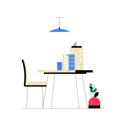 Building Prototype Illustration