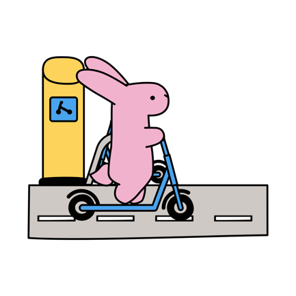 Station de trottinette électrique