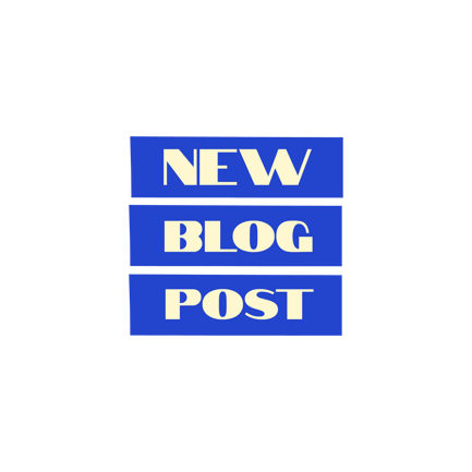 New Blog Post