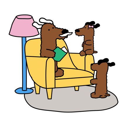 L'heure du conte pour les grands-parents