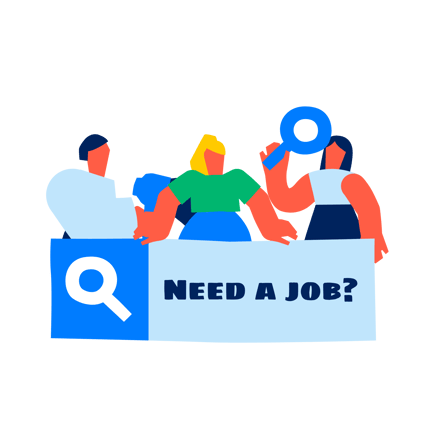 Plattform für die Jobsuche
