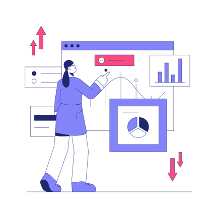 Schema Markup Illustration with Data Analysis