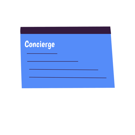 Interface de conciergerie