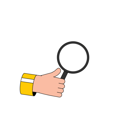 Magnifying Glass Hand