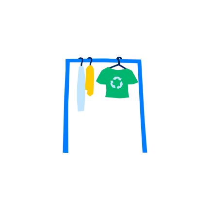 Sustainable Clothing Rack