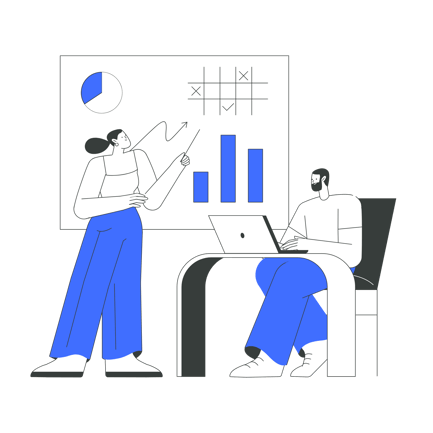 Project Management Presentation Illustration