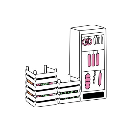 Grocery Shelves