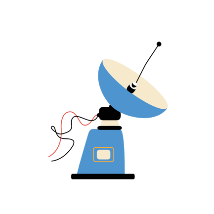 Satellite Dish Transmitter