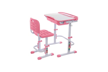 Preview: Kids Ergonomic Adjustable Study Desk and Chair Set