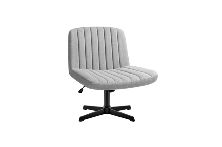 Preview: Modern Armless Swivel Office Desk Chair 3D Model