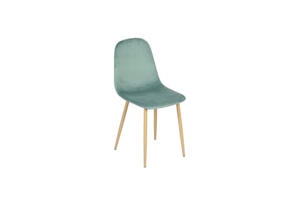 Preview: Mid-Century Modern Velvet Dining Chairs 3D Model Set