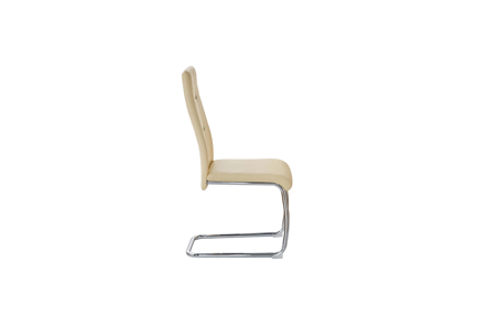 Preview: Modern Dining Table and Cantilever Chairs Set 3D Model