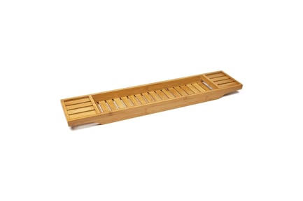 Preview: Bamboo Bathtub Caddy Tray Organizer 3D Model