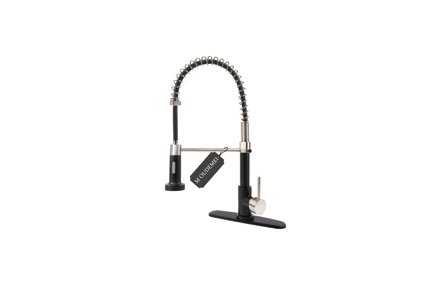 Preview: Commercial Spring-Neck Pull-Down Kitchen Faucet 3D Model