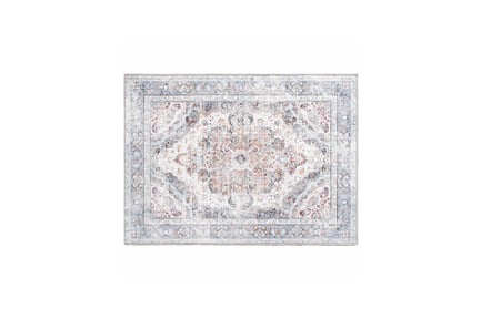 Preview: Vintage Distressed Oriental Area Rug 3D Model
