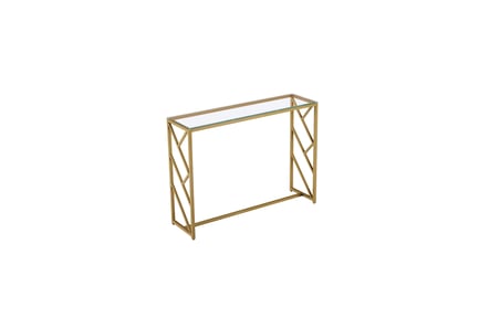 Preview: Modern Luxury Glass Console Table 3D Model