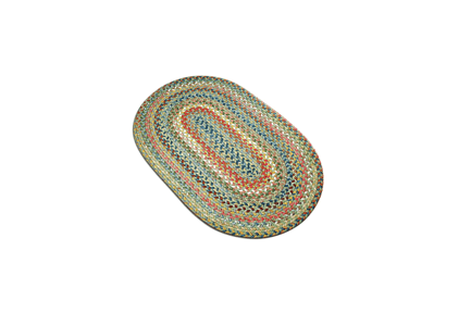 Preview: Bohemian Oval Braided Rug