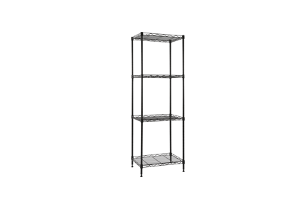 Preview: 4-Tier Adjustable Metal Wire Shelving Unit 3D Model