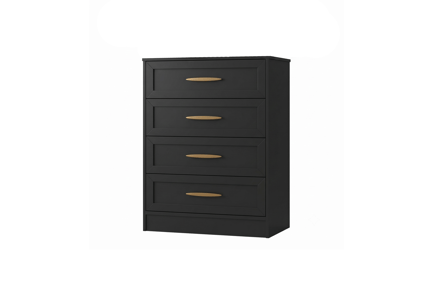 Preview: Modern 4-Drawer Chest of Drawers