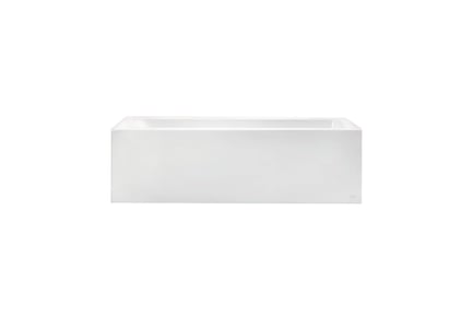 Preview: Minimalist Rectangular Alcove Bathtub with Integral Apron 3D Model