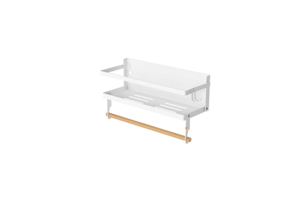 Preview: Magnetic Kitchen Spice Rack and Paper Towel Holder 3D Model