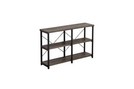 Preview: Industrial 3-Tier Console Table Bookshelf 3D Model