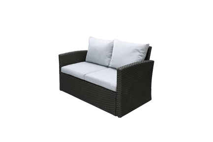 Preview: Rattan Outdoor Patio Loveseat Sofa