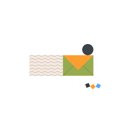 Geometric Message Sending Illustration