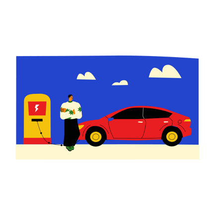 Recharge de voitures électriques