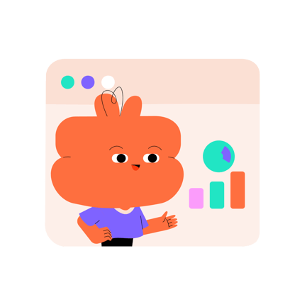 Character Presenting Data