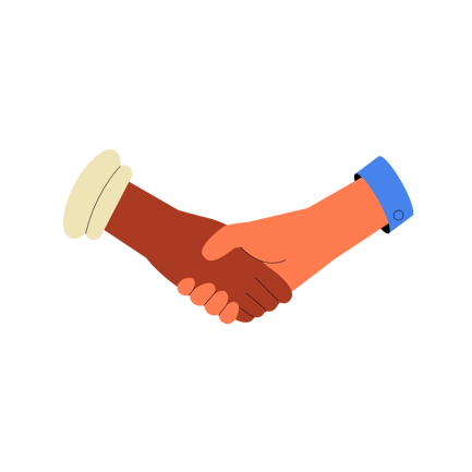 Diverse Business Handshake
