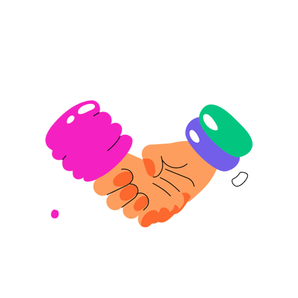 Handshake Agreement Animated Graphic