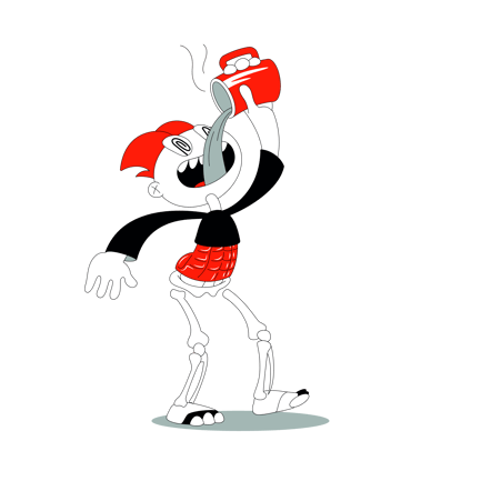 Man Drinking Morning Coffee