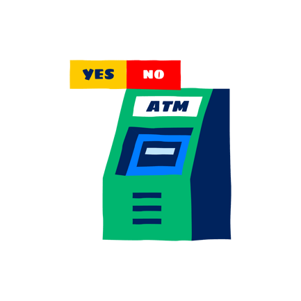 Entscheidung über ATM-Transaktionen