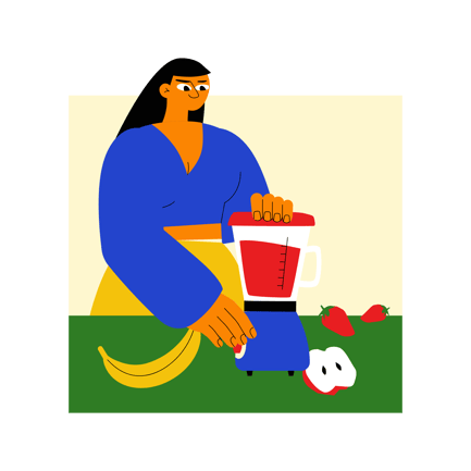 Blending Fruits