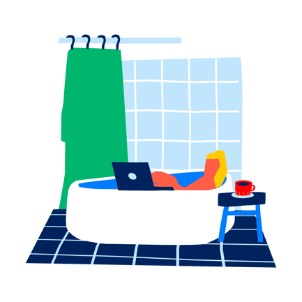 Relaxing Bath Time