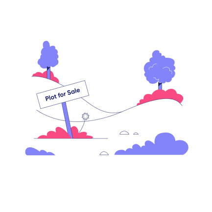 Plot for Sale Illustration