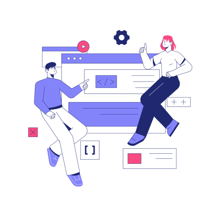 Abbildung der Duotone-Backend-Entwicklung