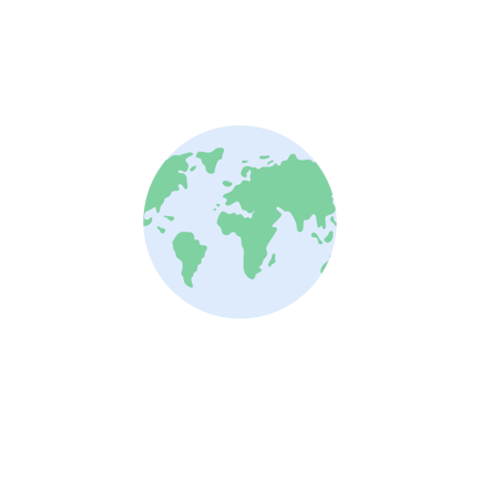 Animated Globe Illustration