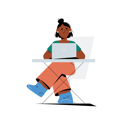 Startup Professional Working on Laptop