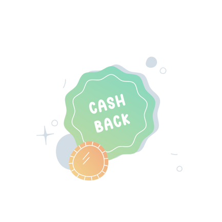 Cash Back Promotional Badge Animation
