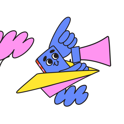 Notification Flying Through