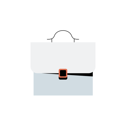Business Briefcase Icon Animation