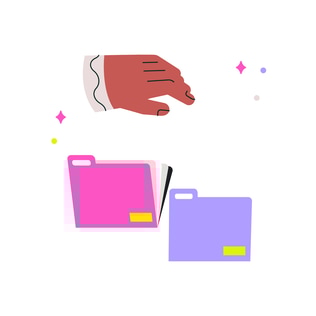 Paperwork Cartoon Illustration