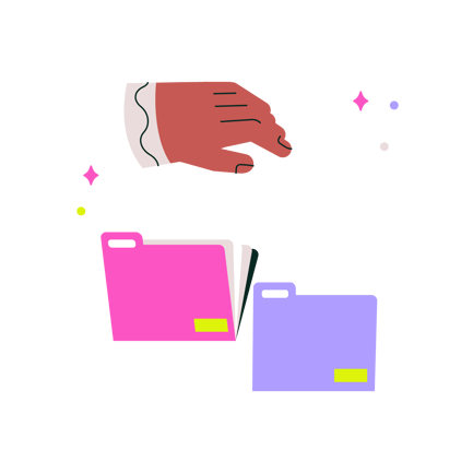 Paperwork Cartoon Illustration