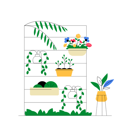 Green Wall Garden Animation