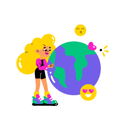 Global Love and Affection Illustration
